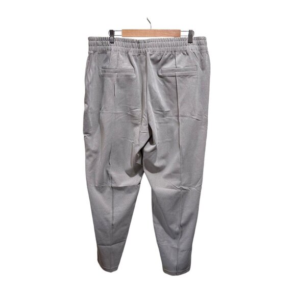 Mondetta Pintuck Straight Leg Pant XXL Beige Recycled Fabric Elastic Waist NWT - Picture 6 of 8